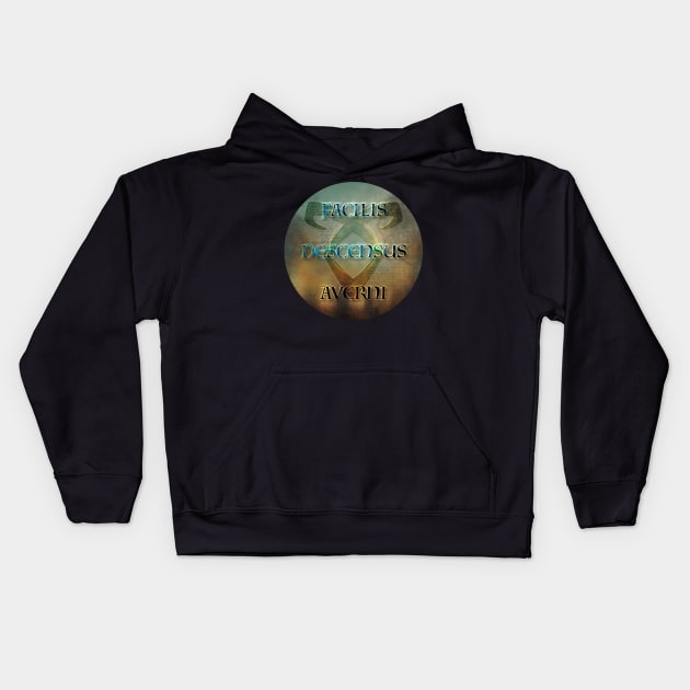 Shadowhunters Inspired: "The Descent into Hell is Easy" Kids Hoodie by AjDreamCraft